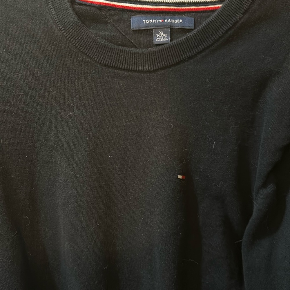 Tommy Hilfiger Men’s Black Knitted Long Sleeve